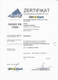 EurAS Zertifikat für Entrümpelung von Messiwohnungen und Desinfektion