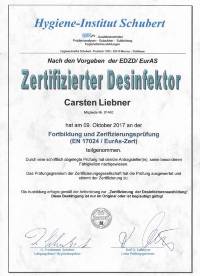 Zertifizierter Desinfektor Sachsen-Anhalt